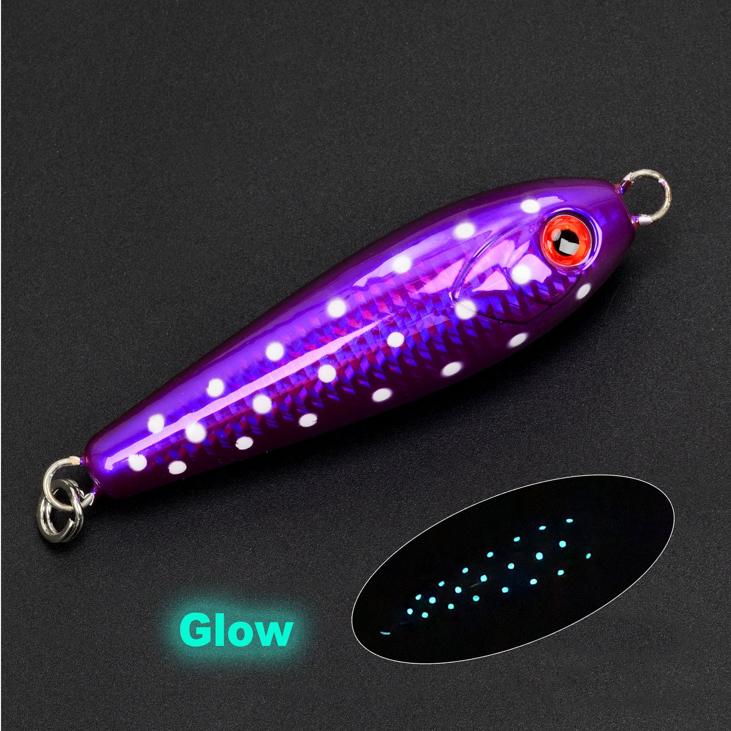 Purple Polkadot Atom Bomber