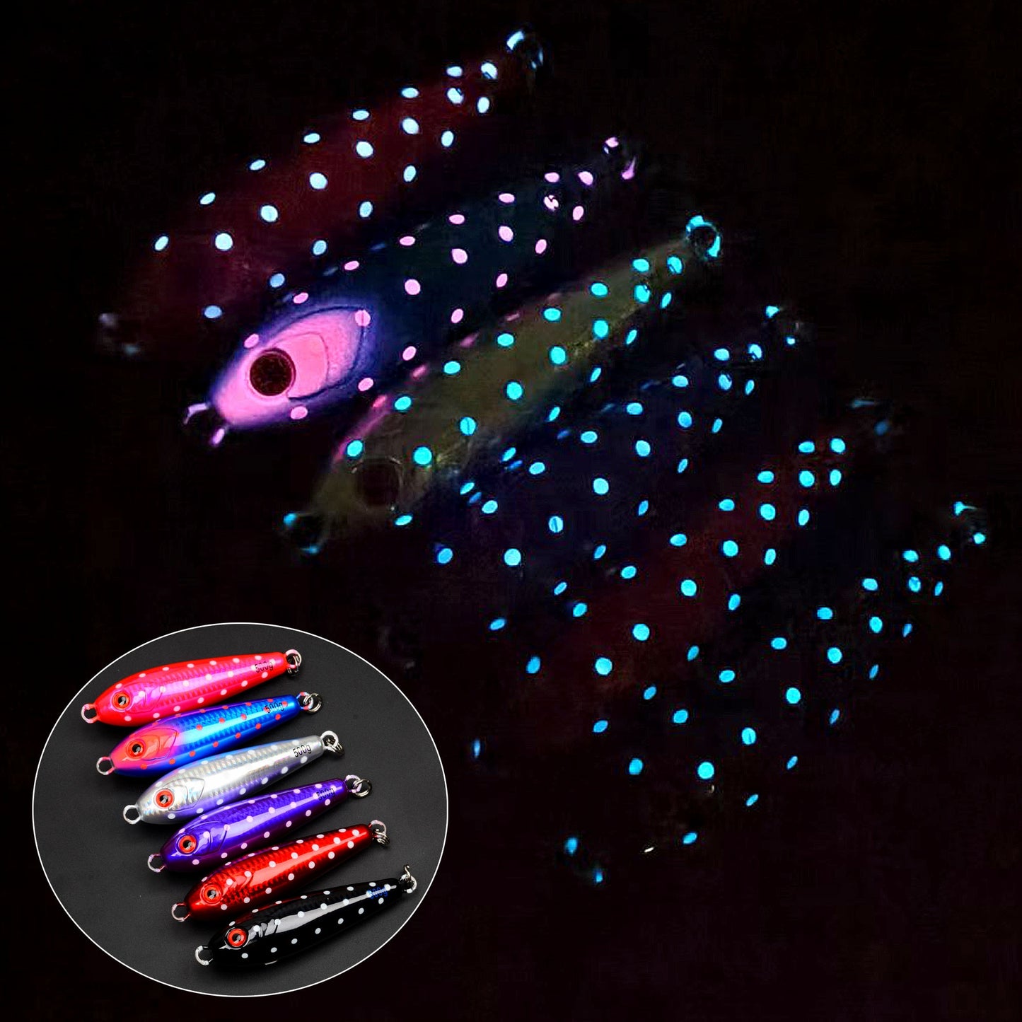 Black Polkadot Atom Bomber