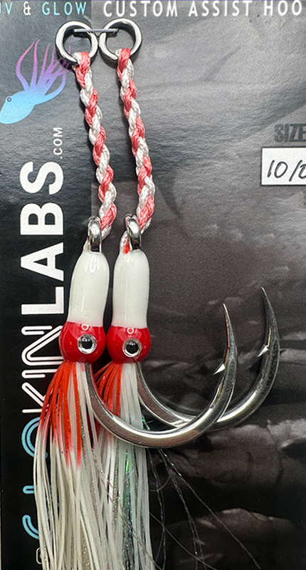 big squid fishing hook Ahi USA Weighted Jig 6" 4oz Are you ready to take your fishing game to the next level Horse 12"+ Rigged Circle Hook