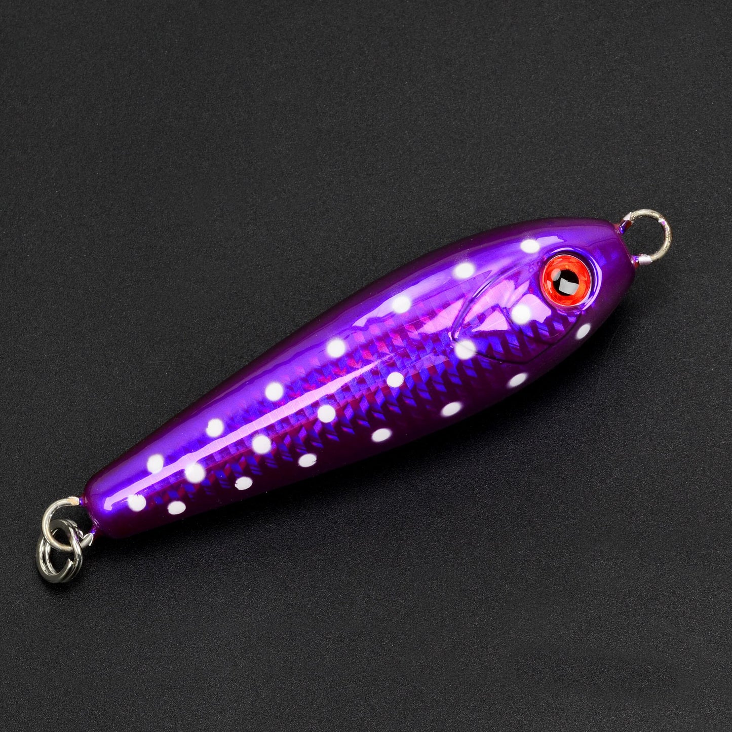 Purple Polkadot Atom Bomber