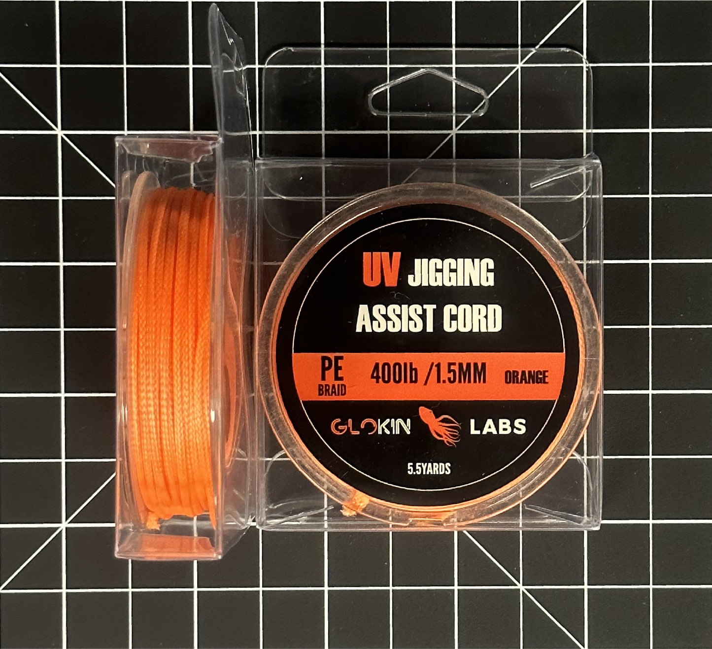 ORANGE UV ASSIST LINE PE BRAID 400lb /1.5MM