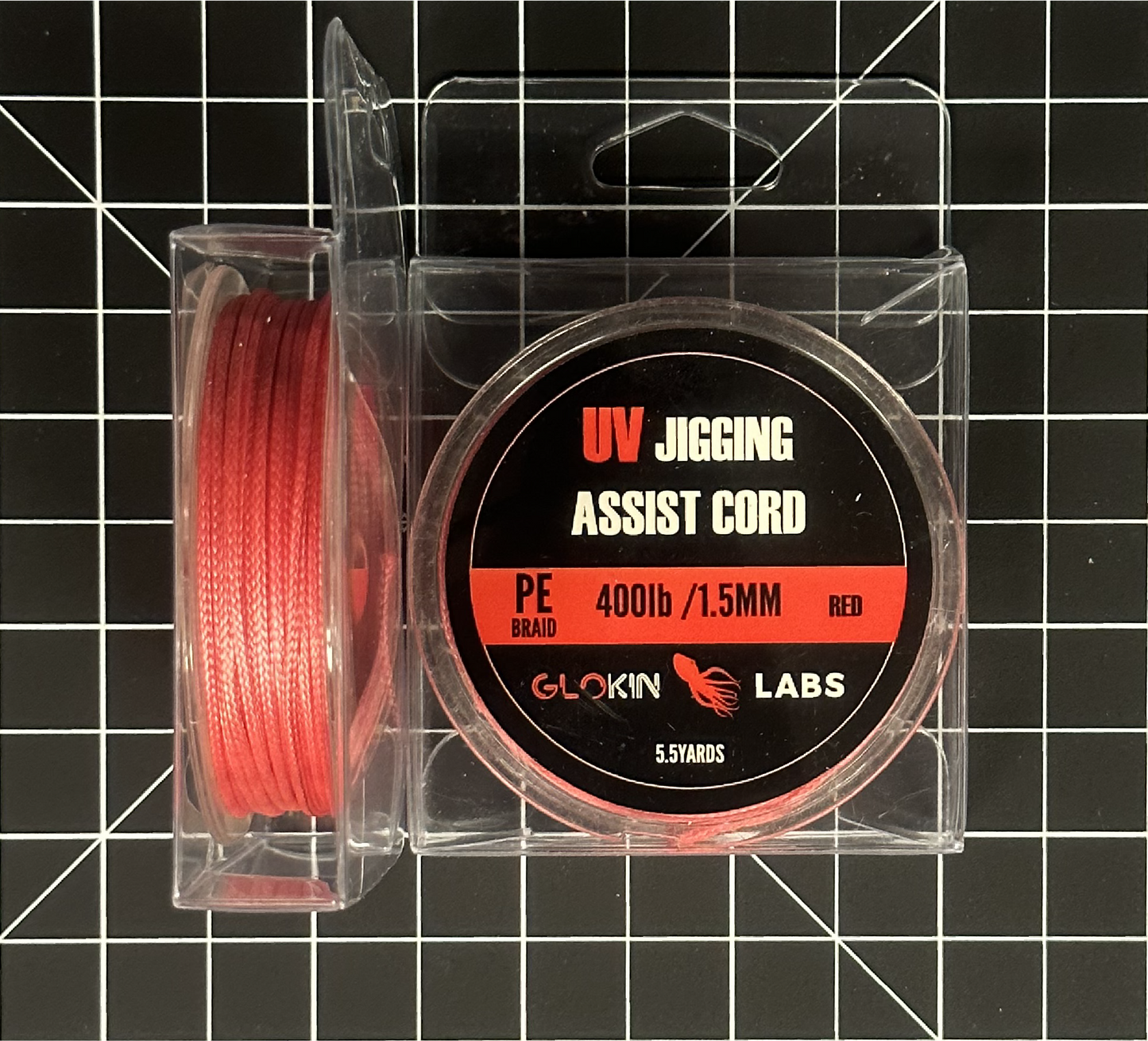 RED UV ASSIST LINE PE BRAID 400lb /1.5MM