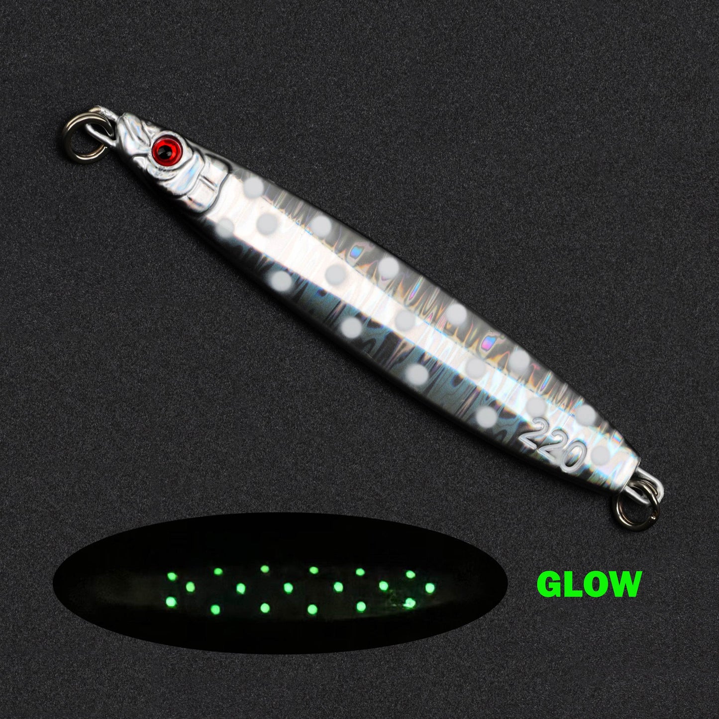 Silver Polkadot Tungsten Sniper