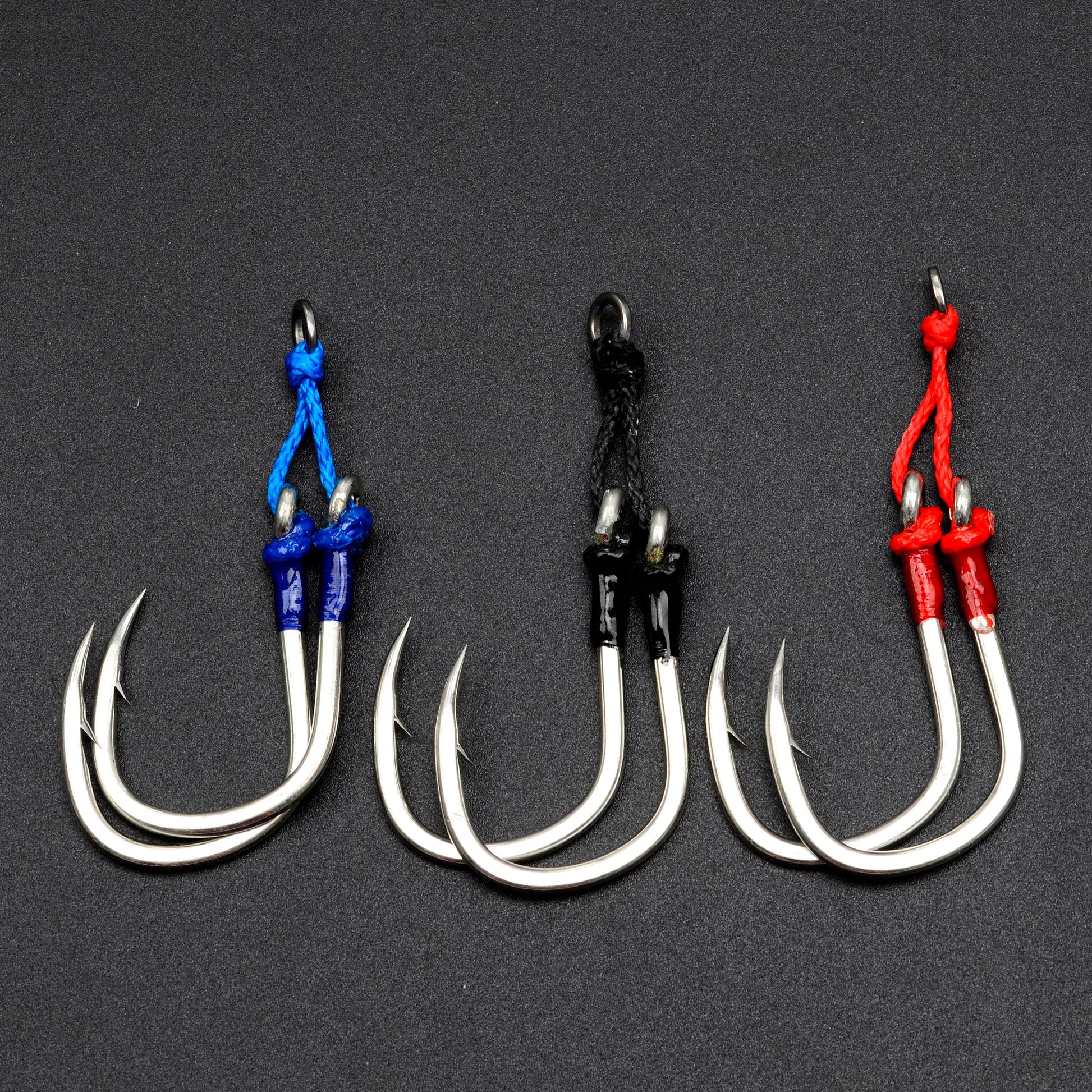 azies fish hooking Blue commercial twin assist #43 – Glokin Labs
