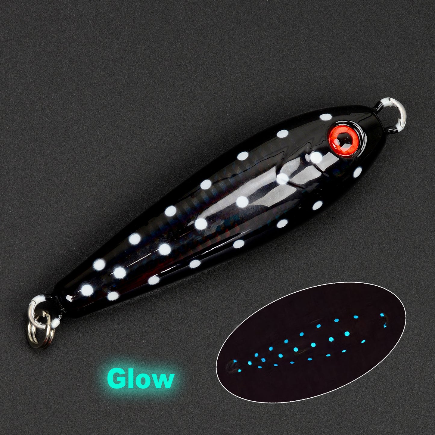 Black Polkadot Atom Bomber